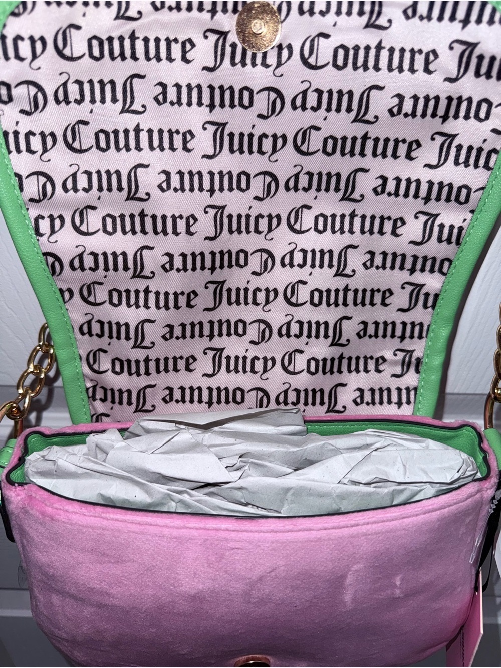 NWT Juicy in Bloom Pink Crossbody Bag in Cherry 🍒 Blossom - Picture 7 of 7